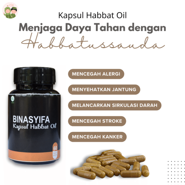 Kapsul Minyak Jinten Hitam | Bantu Jaga Imun - Gambar 3